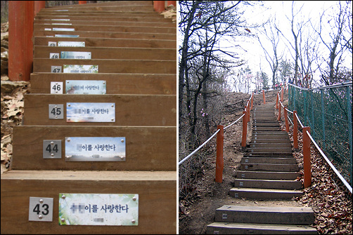 끝없이 펼쳐진 계단들과 그곳에 새겨진 욕망. 